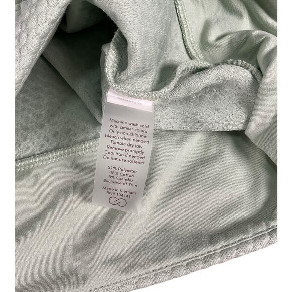 Calia Carrie Underwood Textured Cowl Neck Sweatshirt Mint Green Small Cozy - Picture 11 of 13